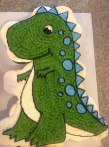 TREX Cupcake Cake