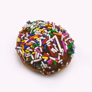 Chocolate Glazed with Sprinkles Donut Holes