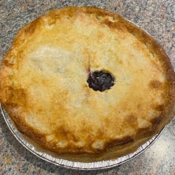 Saskatoon Berry Pie